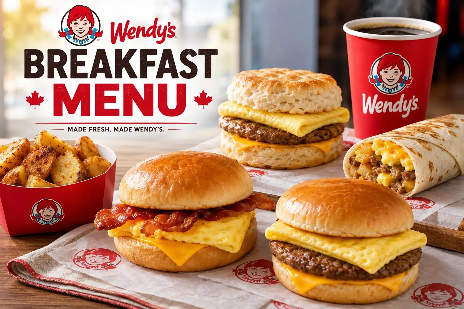 Wendy's Breakfast Menu Canada
